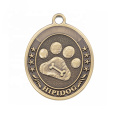 Fabricantes personalizados por atacado 3D Bronze Pet Dogs Tags Nomes Tag Dog Tag